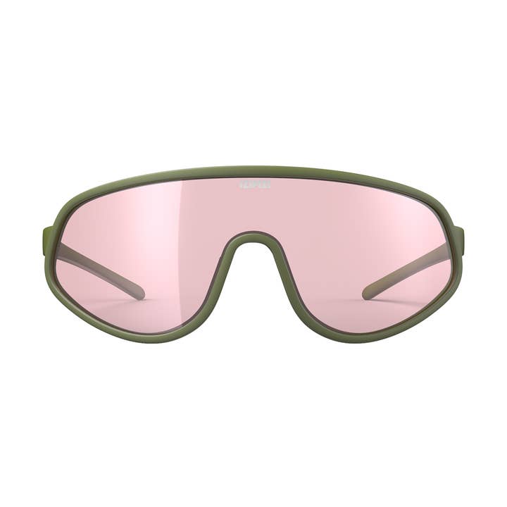 Until Pty Ltd - Wholesale Sunglasses – Unisex - IZIPIZI Sport Speed Large Low Light Cycling Glasses Khaki Green