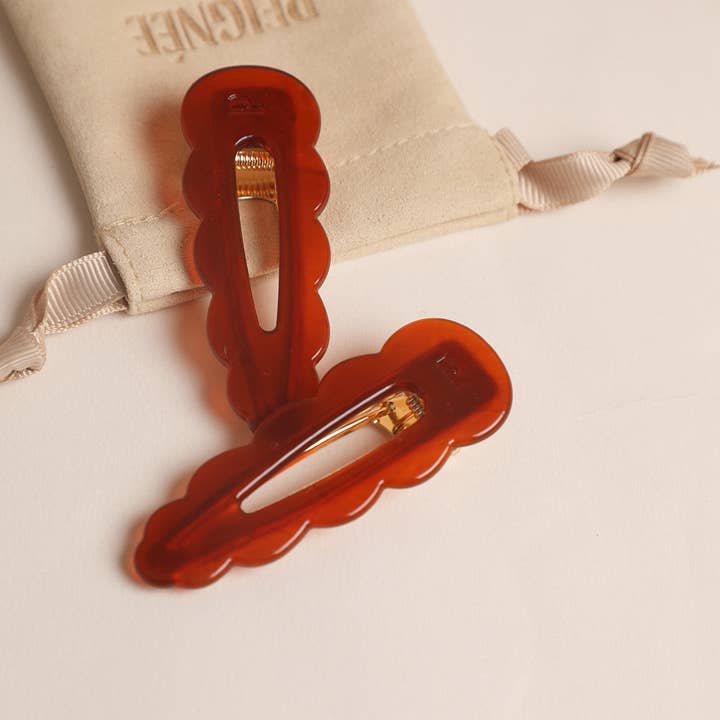 Peignee Paris - Wholesale Hair Clip - Women's - Signature Hair Clips - Moulin Rouge (Pair)2