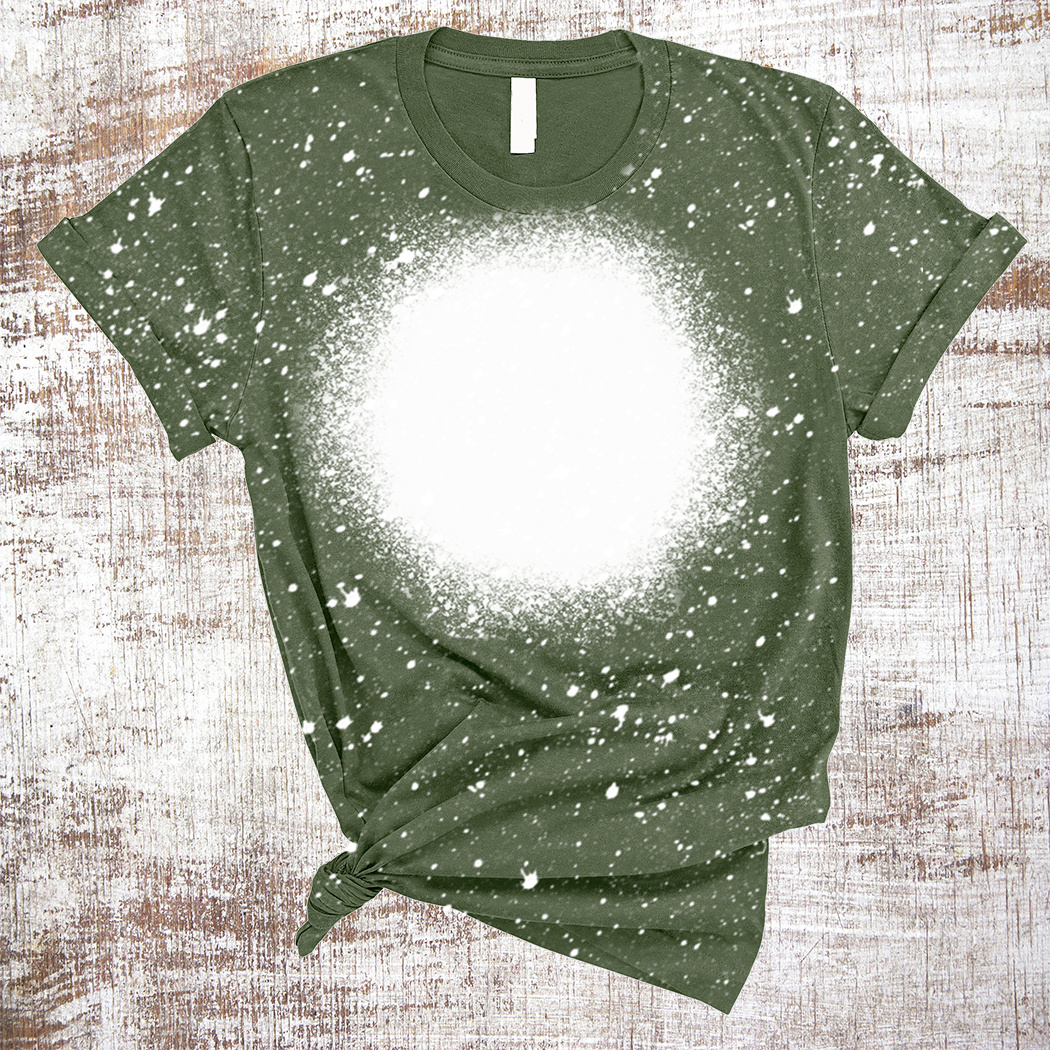 Sweet Tees - Wholesale Sublimation Blank T-Shirt - Women's - Sublimation Blank Shirts BLANK Bleached Tee Shirts Circle14