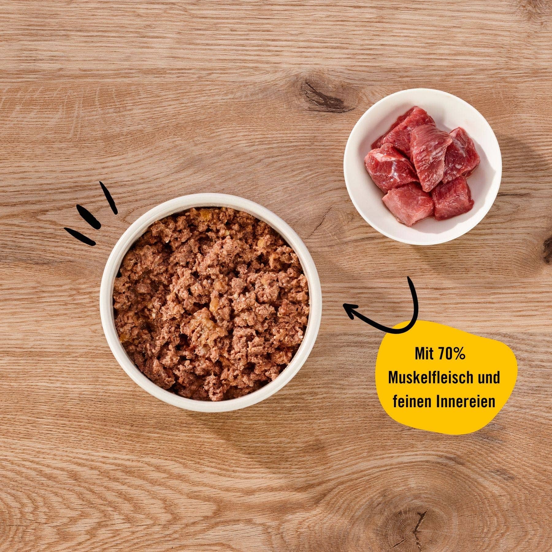 Dogs’n Tiger - Vendita all'ingrosso Cibo - Gatti - Cibo per gatti adulti Dogs'n Tiger Feast, manzo, olio di lino e menta4