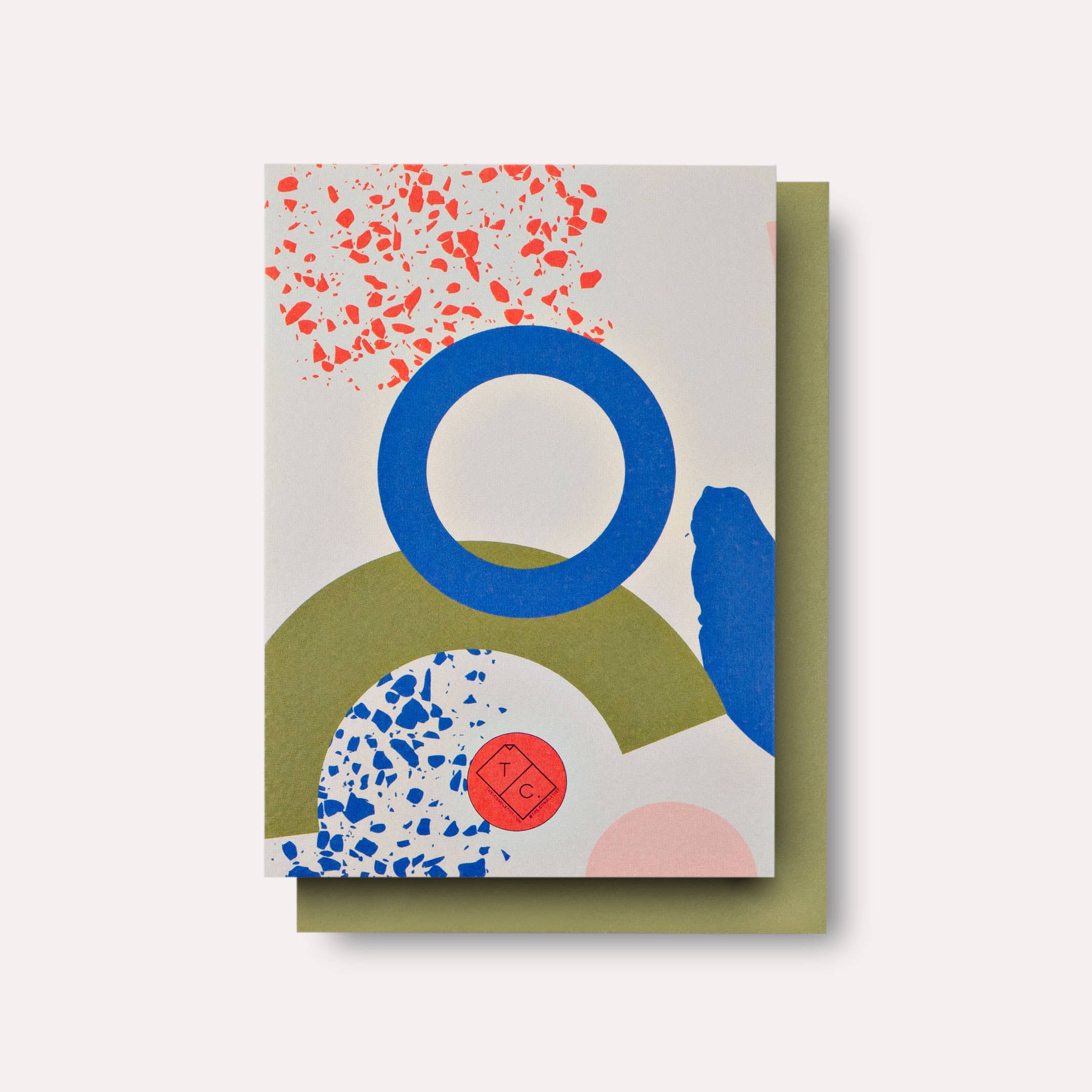 The Completist (No duties on USA orders!) – wholesale Födelsedagskort – Födelsedagskort Memphis Brush med olivkuvert1