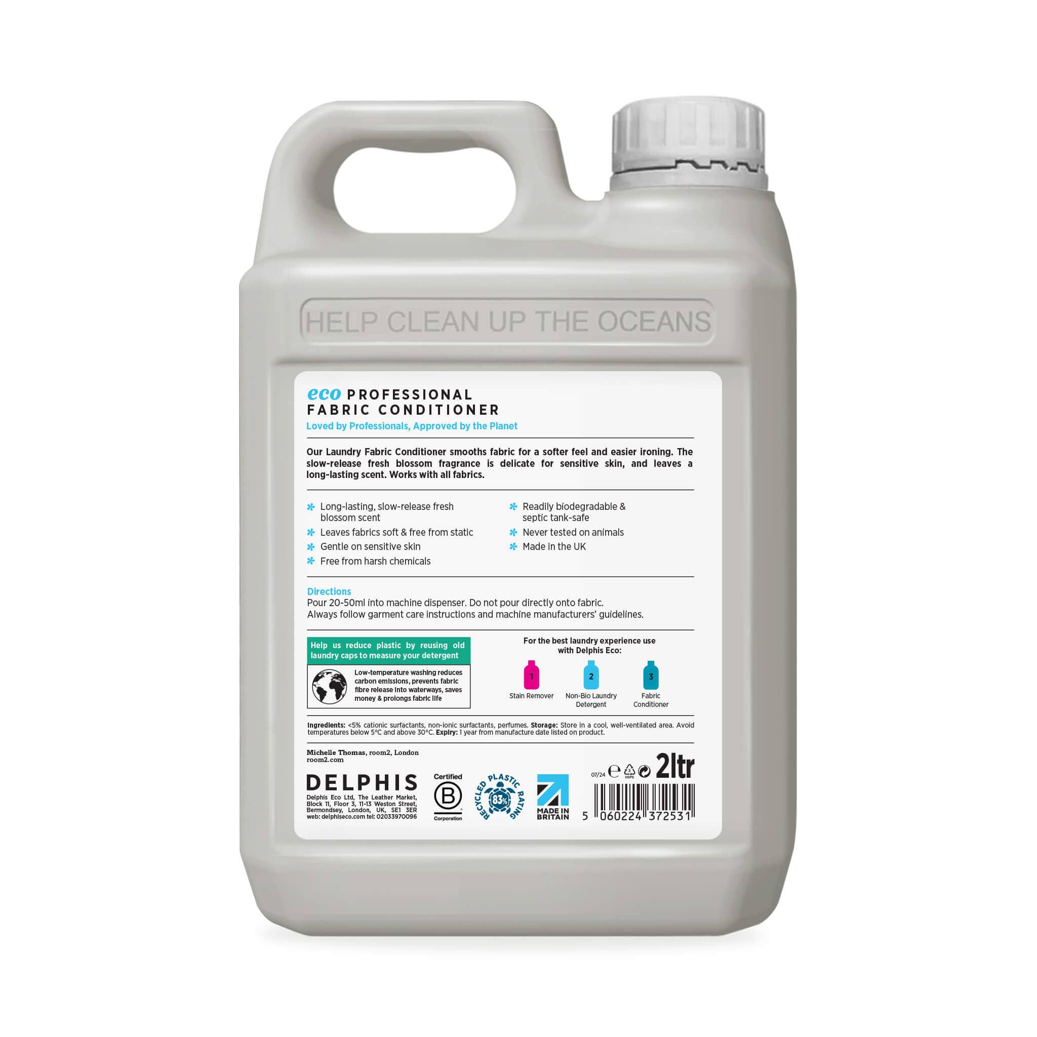 Delphis Eco – wholesale Liquid laundry detergent – Fabric Conditioner 2L1