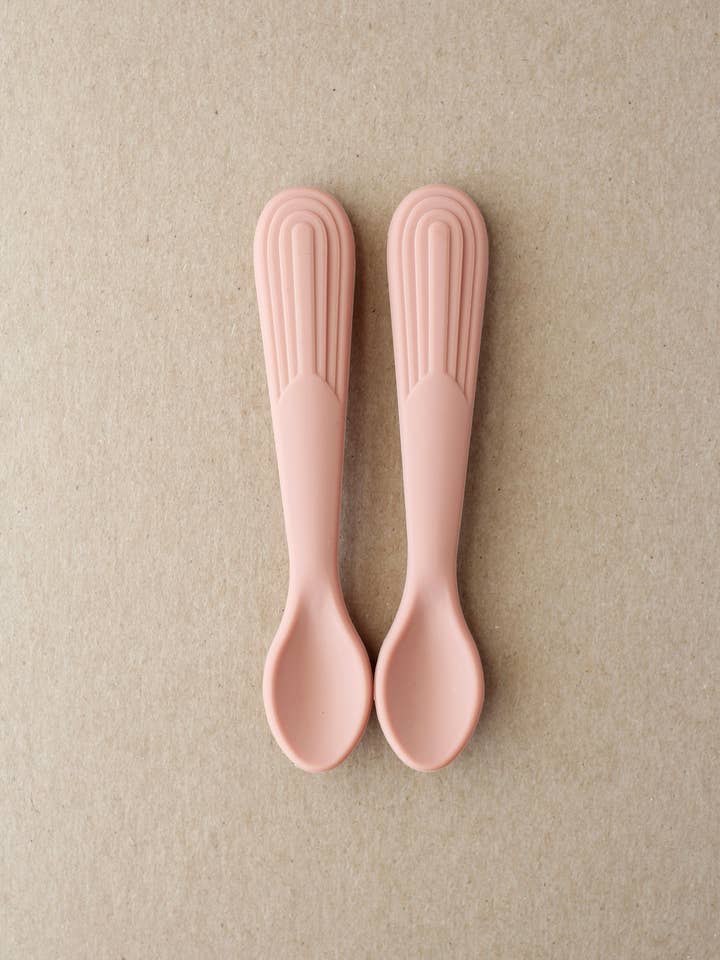 Colher Rainbow Silicone - Cameo por atacado de Little Chew