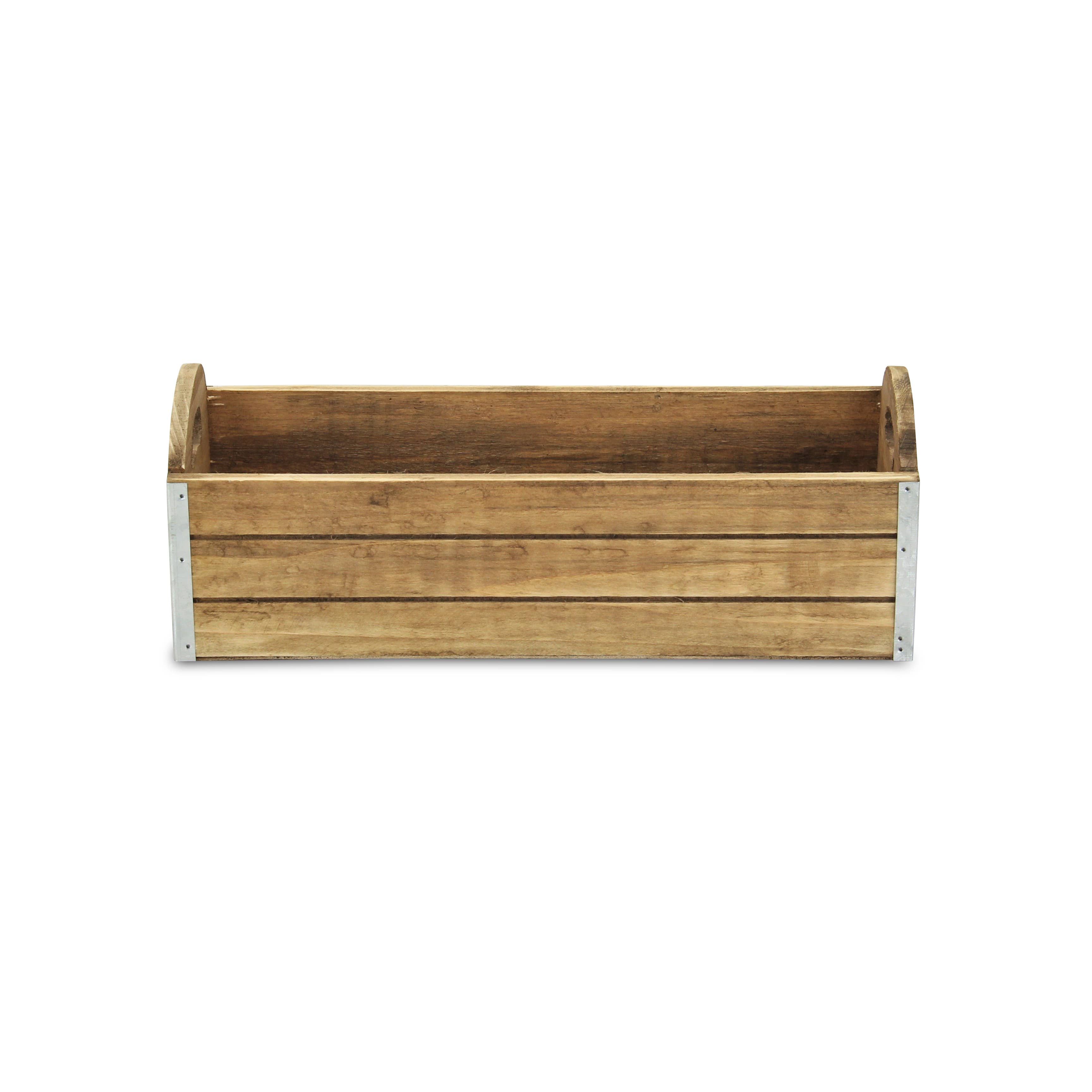 Cheungs Home Decor - Wholesale Planter Box - Caelum Handled Wood Planter2