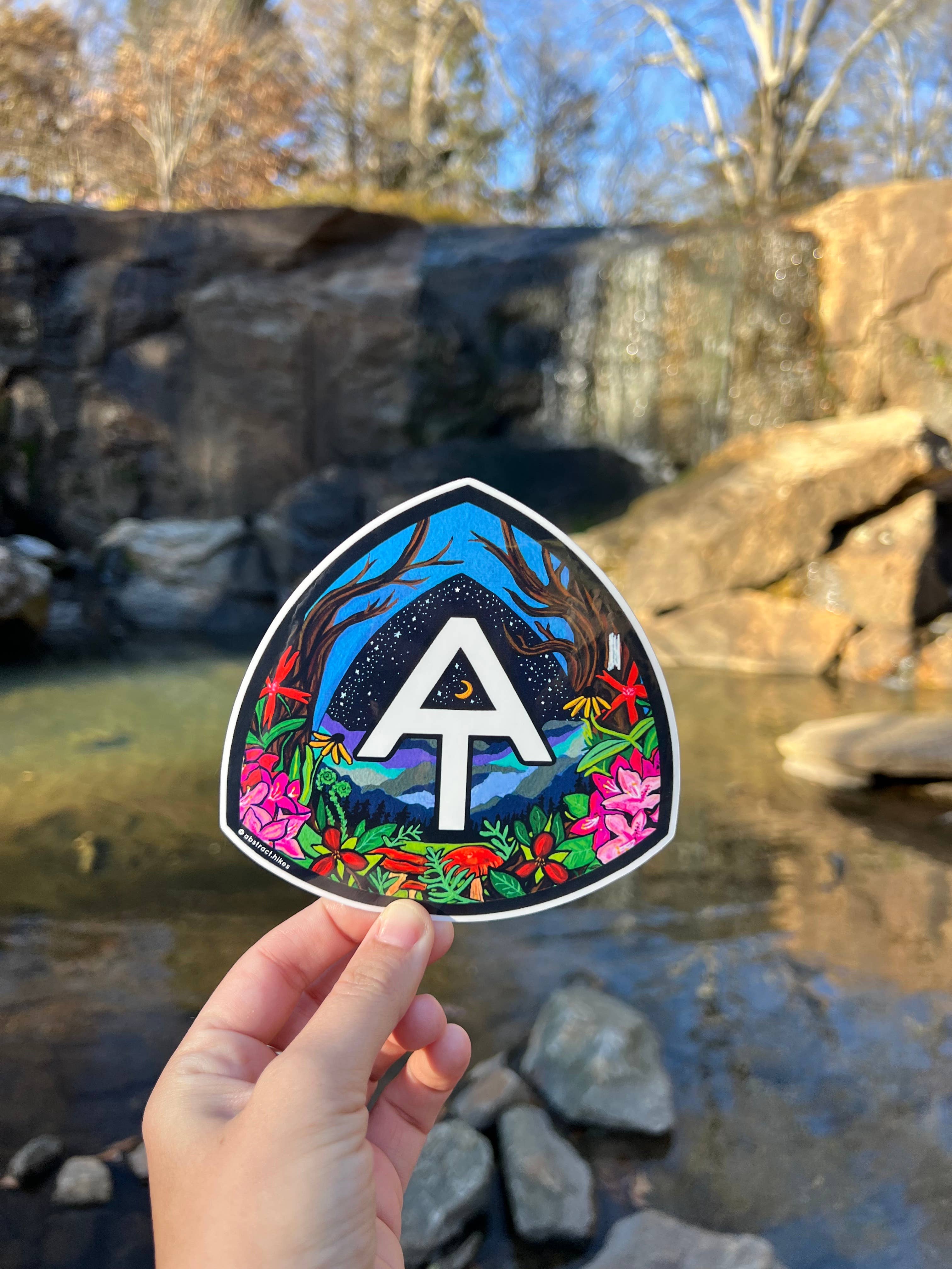 Abstract Hikes - Wholesale Sticker - Hiking Sticker: "Appalachian Trail Logo Reimagined"6