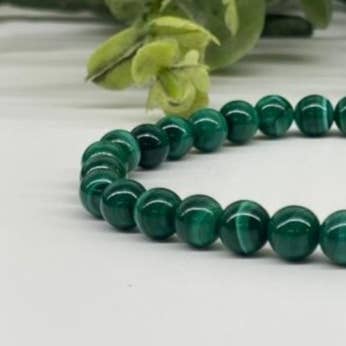 Meraki Gemstones - Wholesale Beaded Bracelet - Malachite Stretchable Bracelet 6mm Beads1
