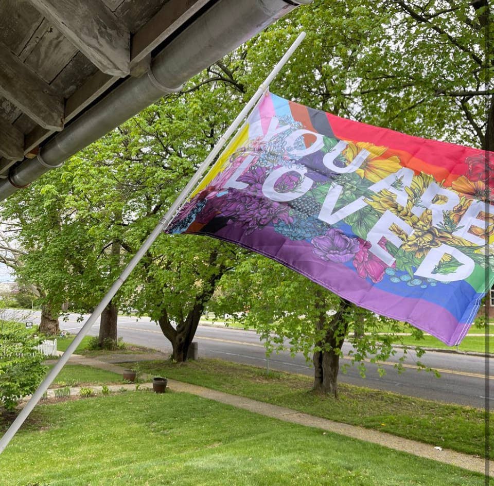 Transpainter - Wholesale Flag - You Are Loved Flag | LGBTQ Rainbow Pride Flag8