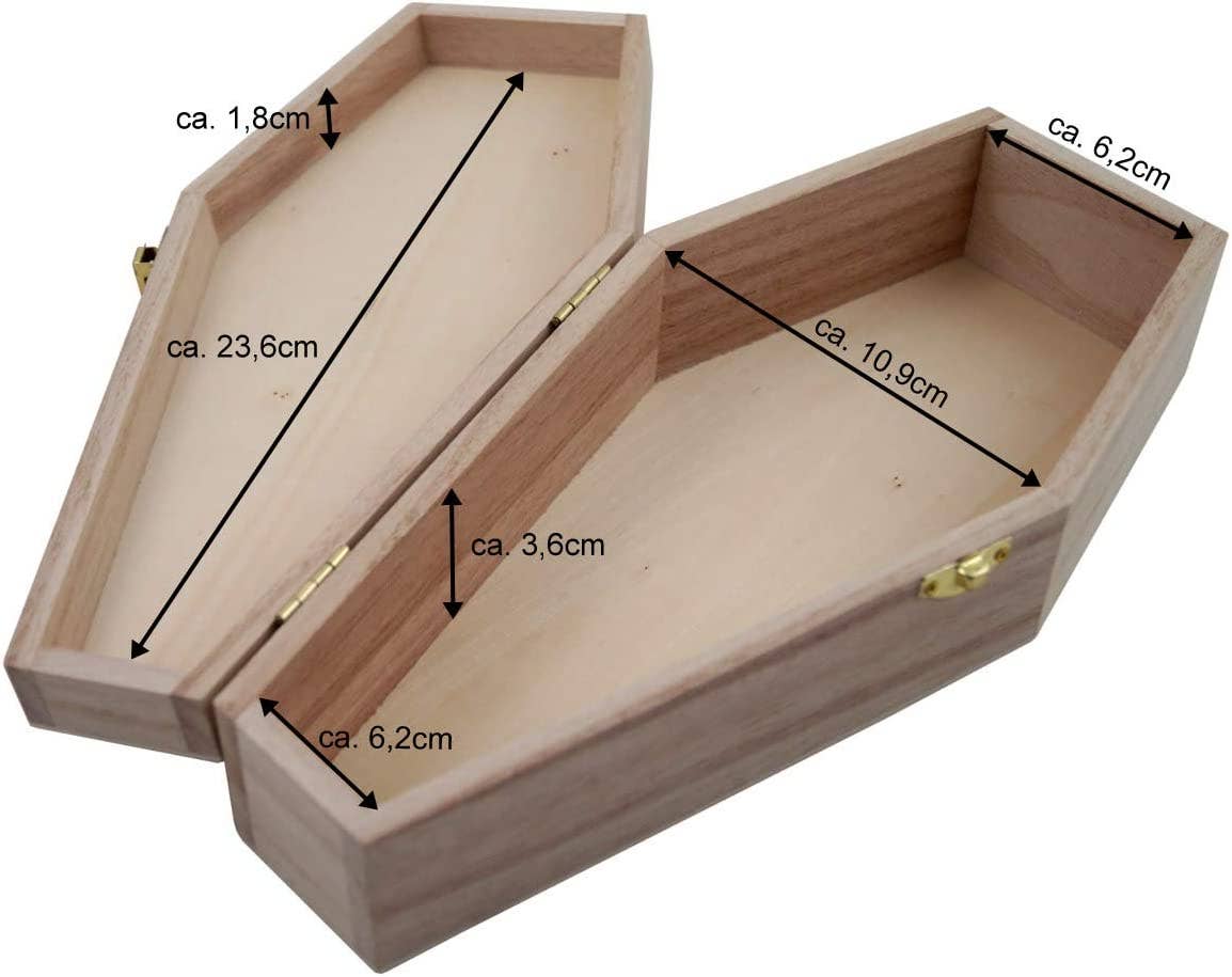 petbye - Wholesale Pet Urn/Keepsake Box - Wooden Animal Coffin 25 cm (Size S)3