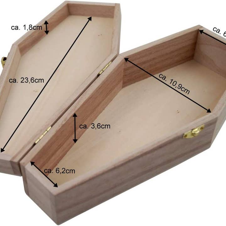 petbye - Wholesale Pet Urn/Keepsake Box - Wooden Animal Coffin 25 cm (Size S)3