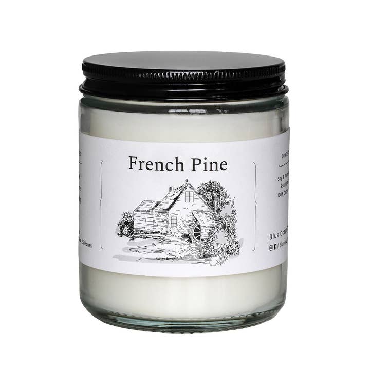 Blue Ocean Traders - Wholesale Jar/Filled Candle - French Pine Jar Candle