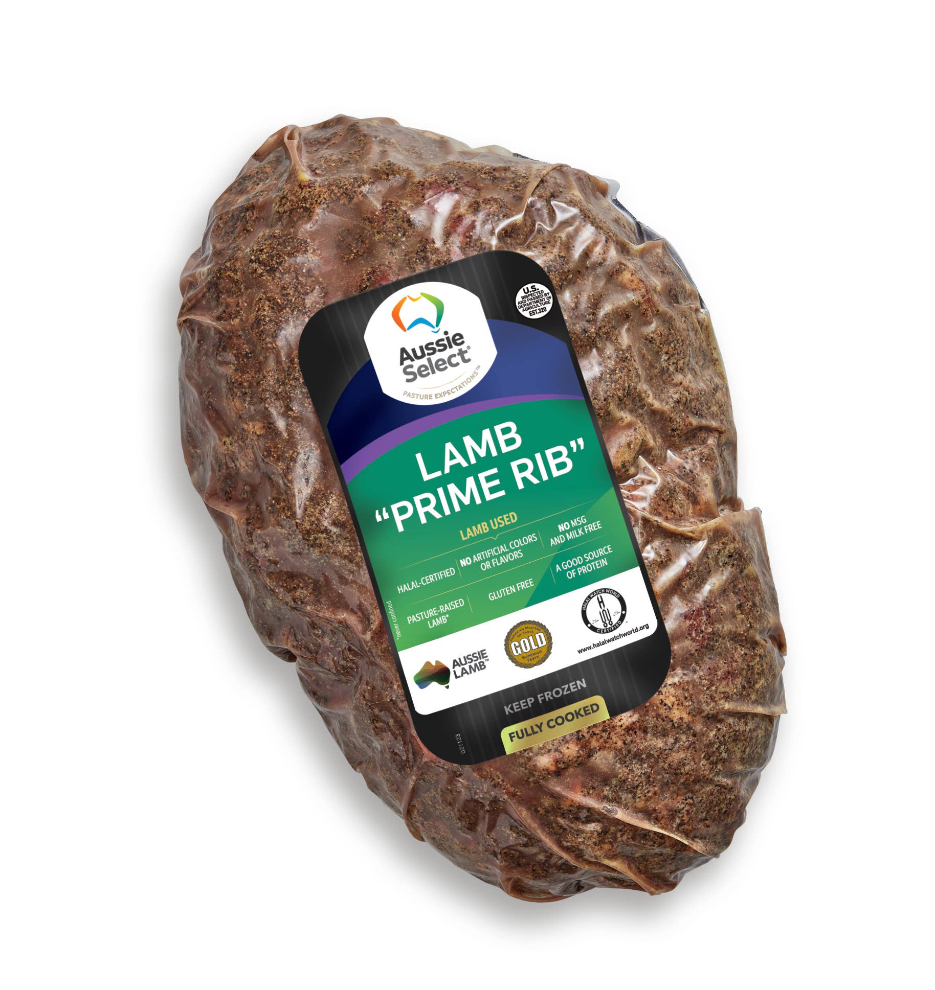 Aussie Select – wholesale Shelf-stable prepared meal – Prime Rib Roast, Unsliced Full Roast: service deli/fsv