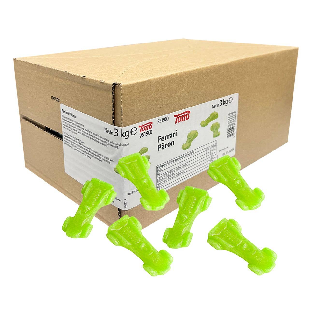 sw – wholesale Gelégodis – Ferrari Bilar Päron Storpack 3 kg | 6,62 lbs0