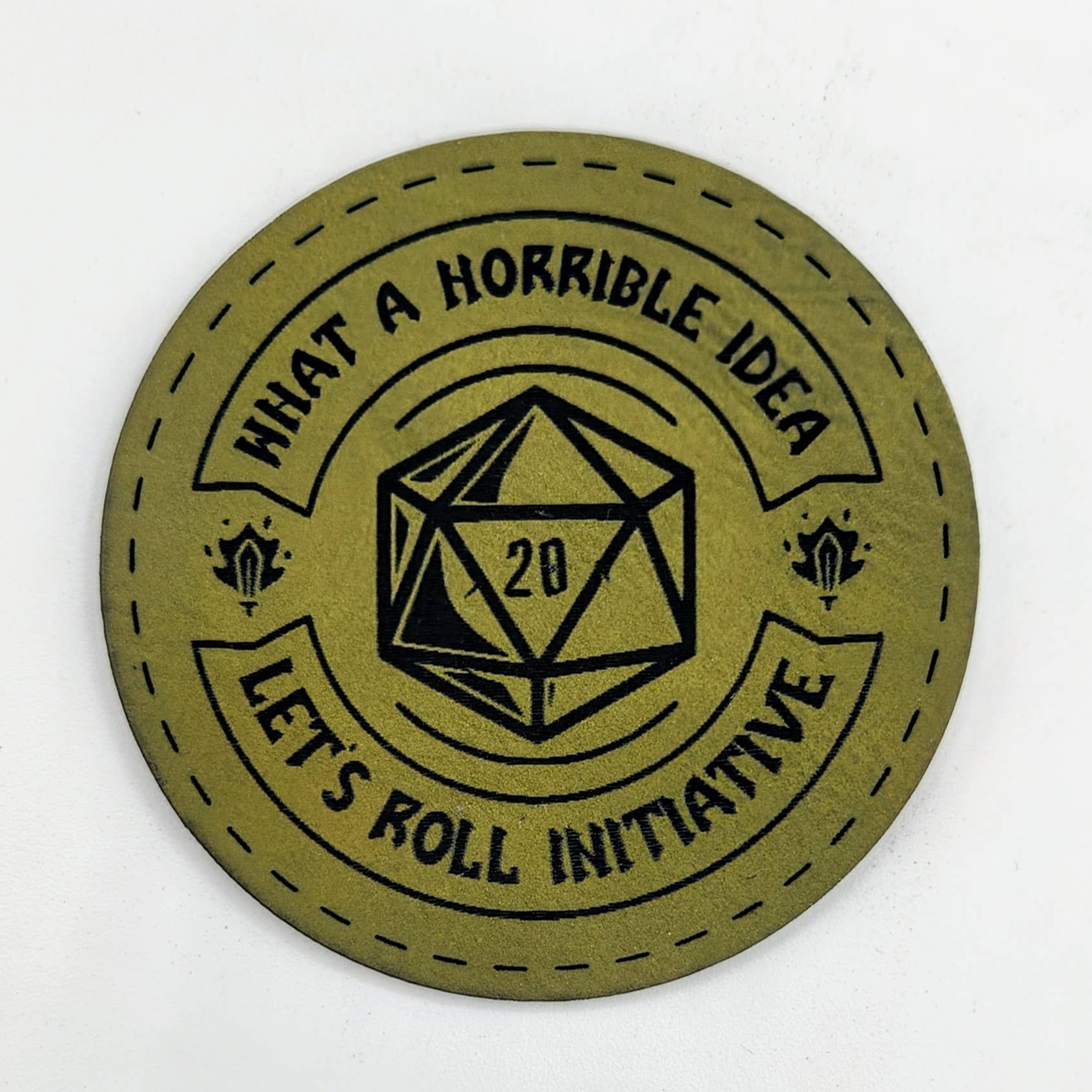 The 308 Collective - Wholesale Patch - What A Horrible Idea D20 Iron On Patch0