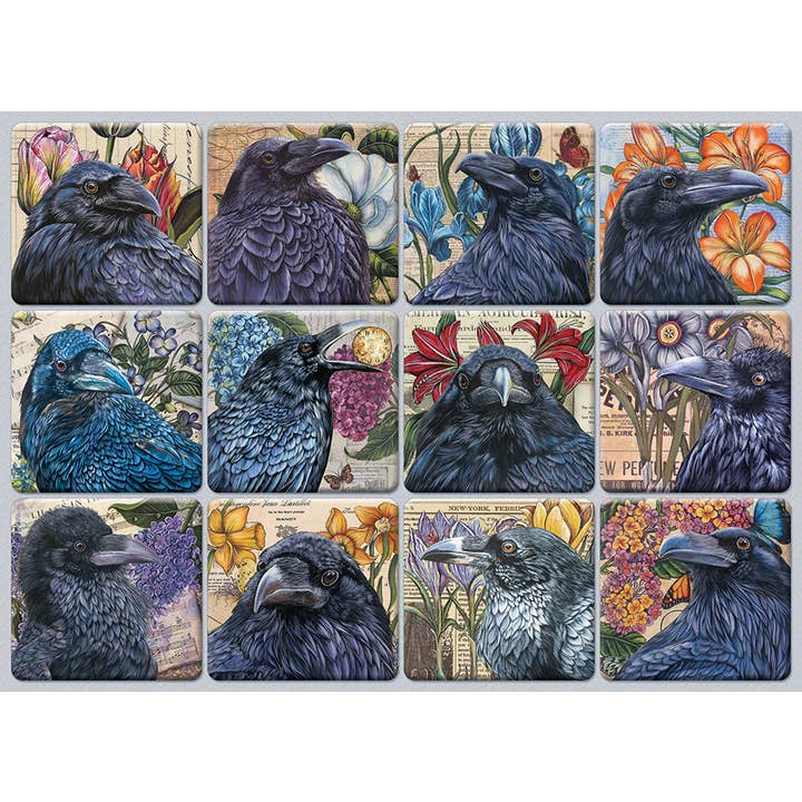 Outset Games and Cobble Hill Puzzles - Wholesale Puzzle - Adult - A Constable of Ravens - 1000pc puzzle