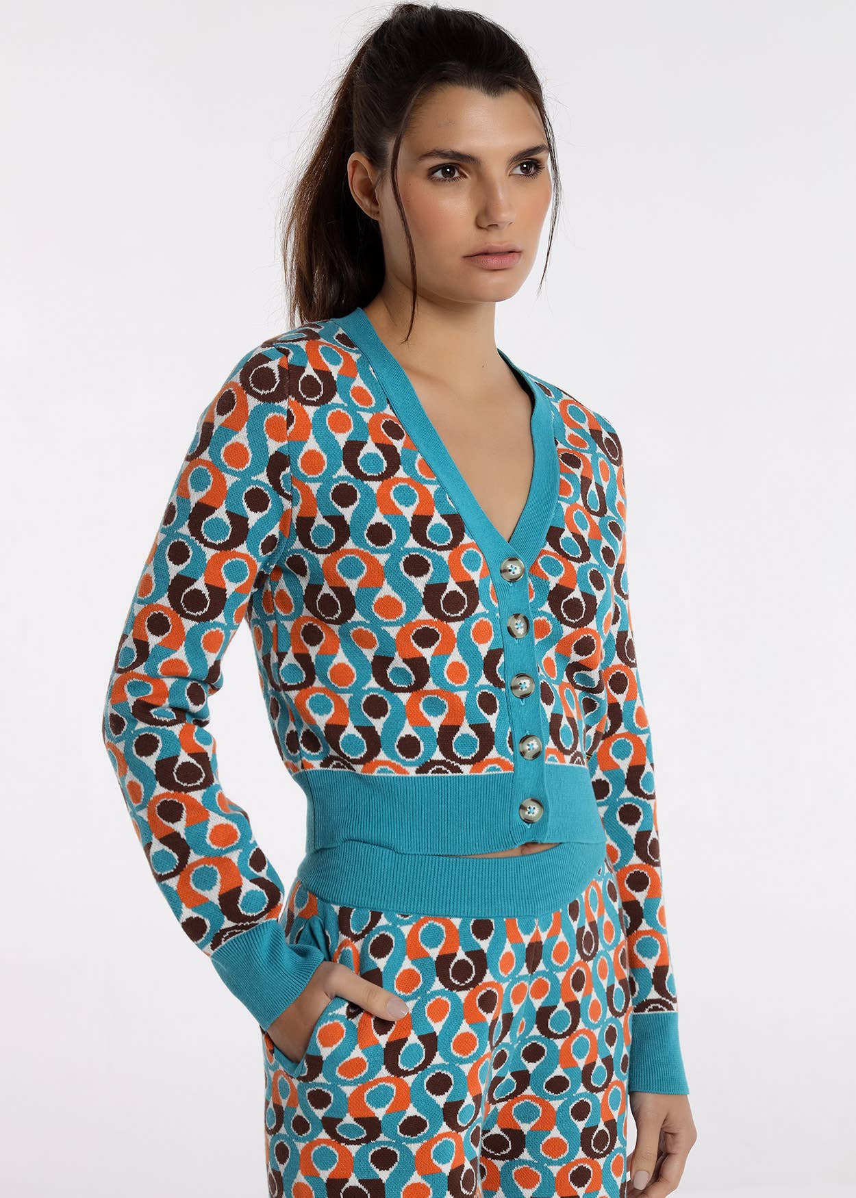 Print Multicolored LOIS JEANS - Cardigan for wholesale on Faire0