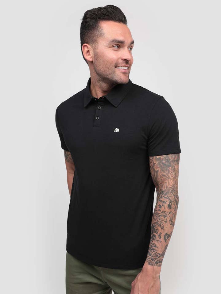INTO THE AM - Wholesale Polo - Men's - Men's Short Sleeve Polo Shirt (Branded)1