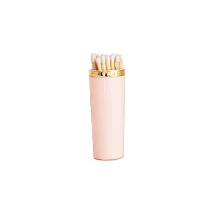 Lo Home | Ruby Clay - Wholesale Match Holder - Solid Match Holder/ Striker with Gold Accent2