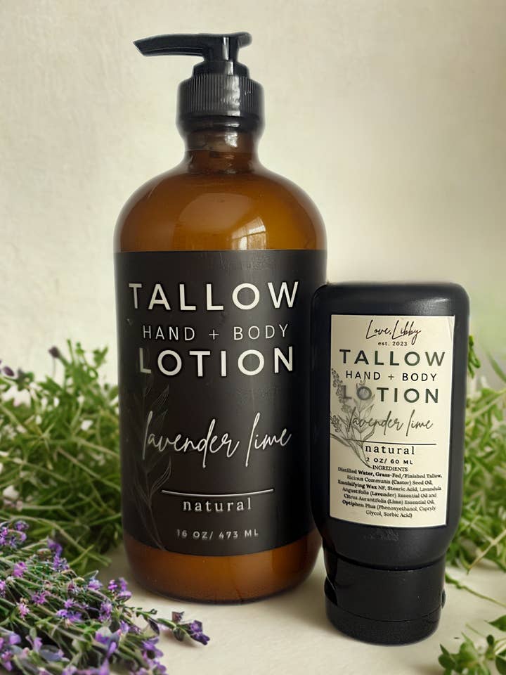 Tallow Hånd + Kropslotion for engroshandel hos Love Libby LLC