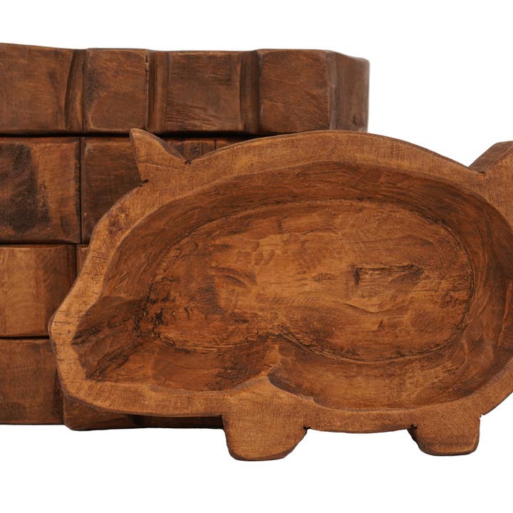 My Amigos Imports – wholesale Decorative plate/dish/bowl – Pig Dough Bowl-Home Decor #2-6x10 in-Pig Bowl-Home Decor #2