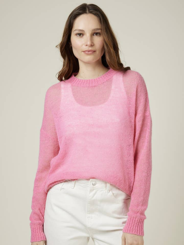 PORTIA - Fine wool and mohair sweater for wholesale by Andy & Lucy