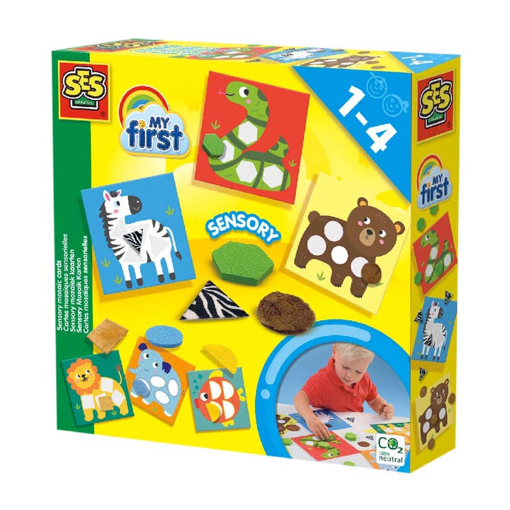 SES Creative My First Sensory Mosaic Cards for wholesale by Petra Toys