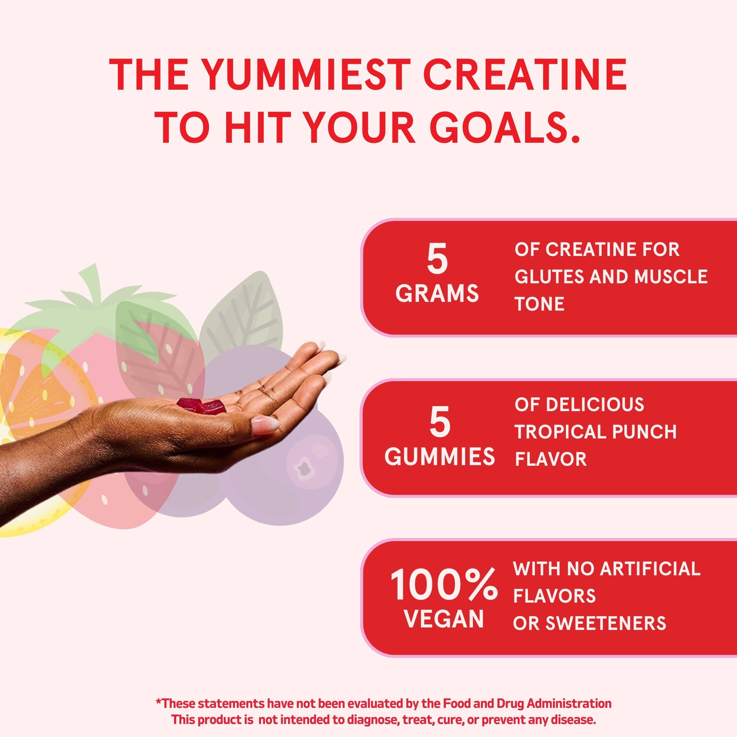 Naomi's Happy Place Shop - Wholesale Oral Supplement/Vitamin - Creatine Gummies2