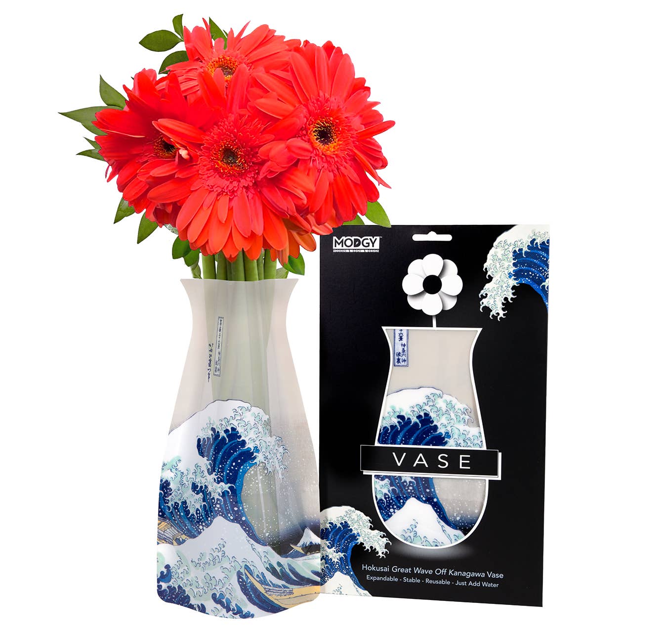 Modgy - Wholesale Vase - Modgy Expandable Vase - The Great Wave2