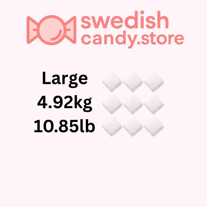Swedish Candy.Store - Swedish Candy - Wholesale Gummy - Swedish Candy - Sugar Cubes 0.82kg/1.81lbs2