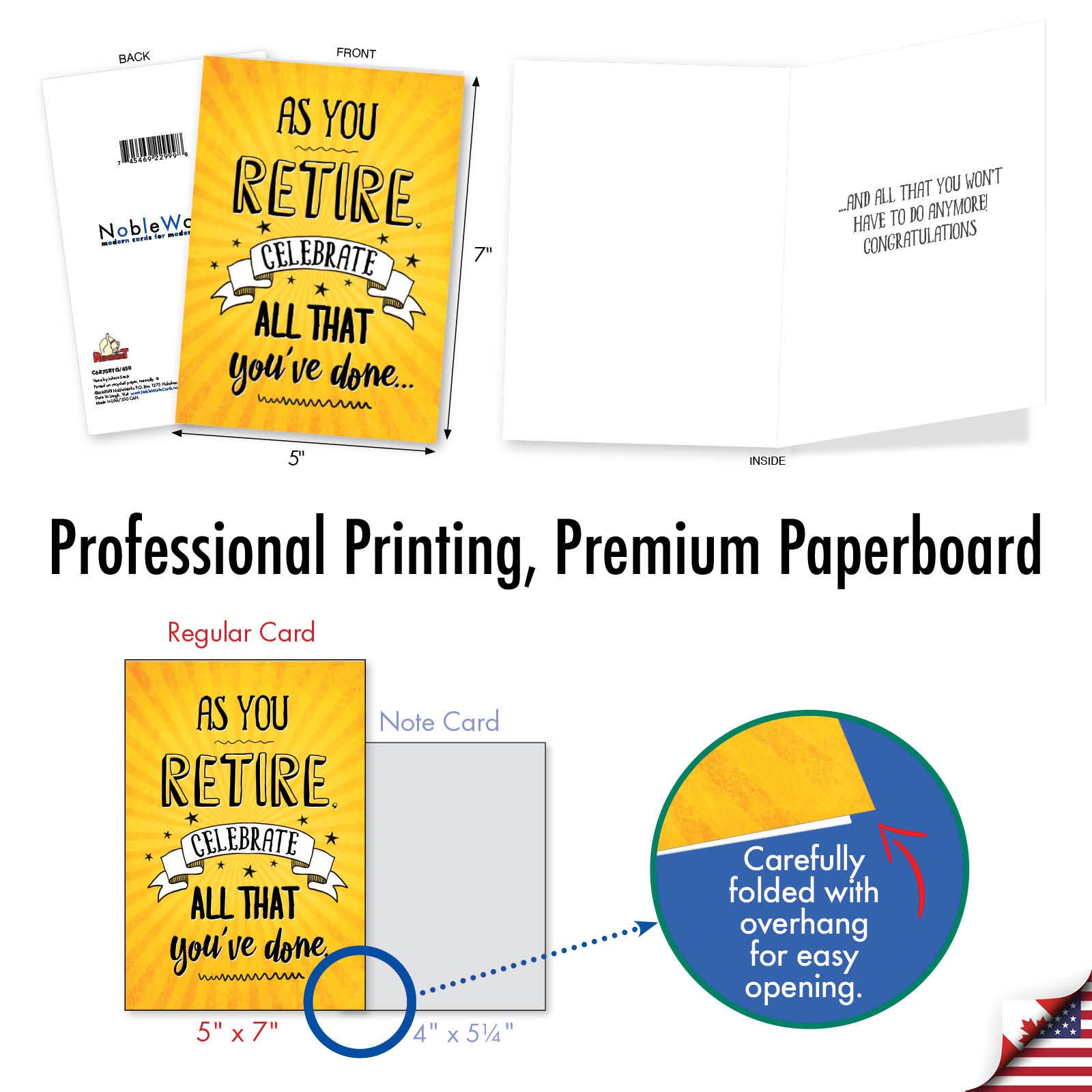 NobleWorks - Wholesale Retirement Card - Retirement Card - As You Retire4