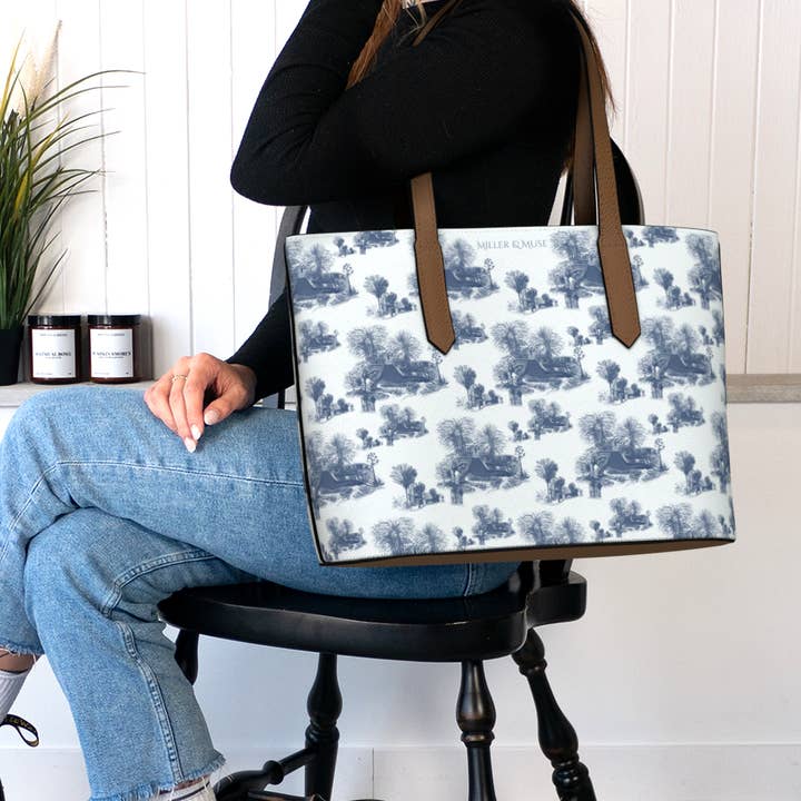 Brown Beaufort Tote for wholesale on Faire2