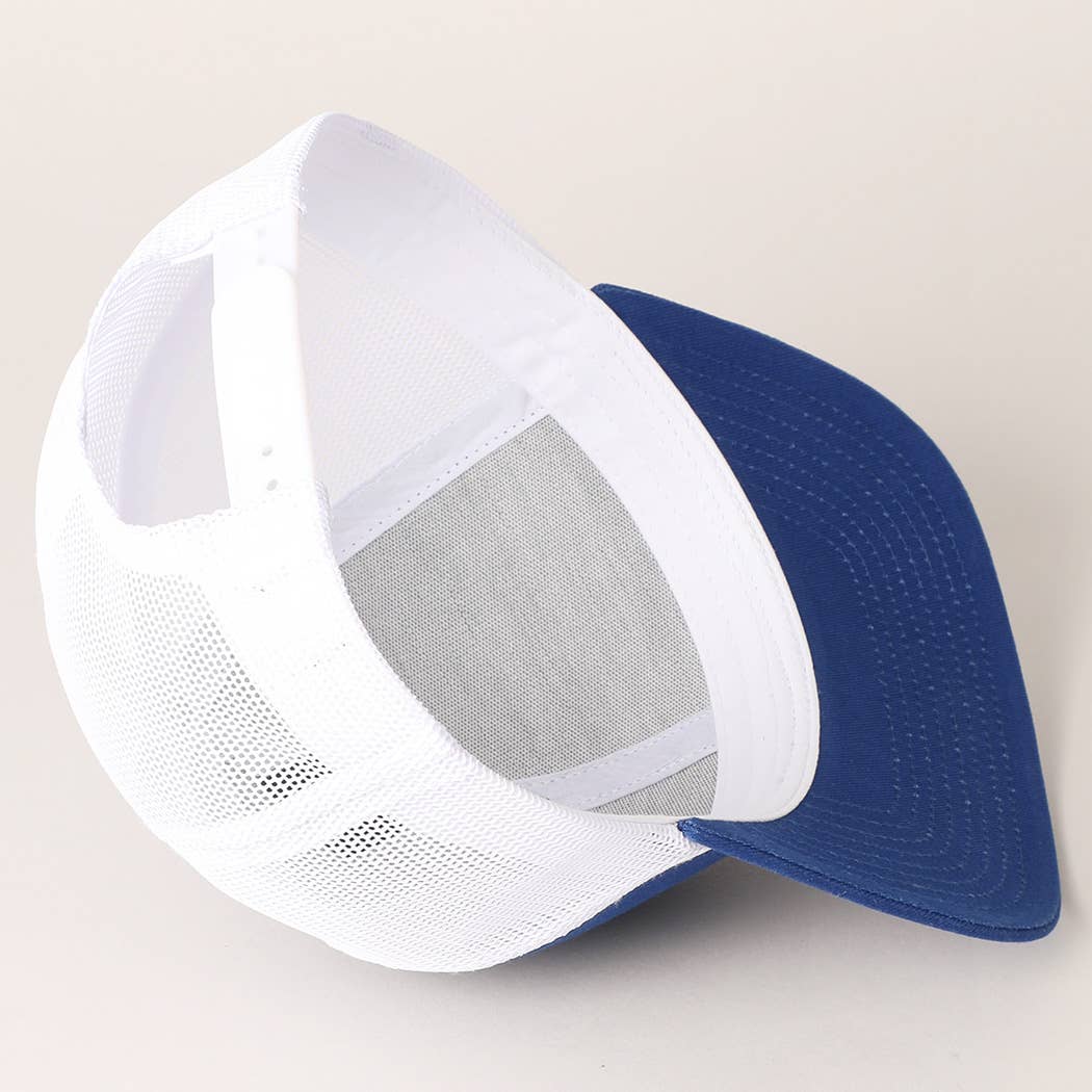 Fashion City - Wholesale Trucker Hat - Unisex - Two Tone Cotton Trucker Hat with Mesh Back37