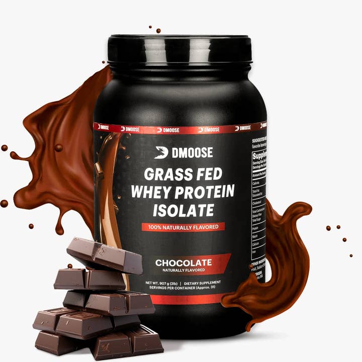 DMOOSE - Vente Poudres protéinées/superaliments - Isolat de protéines de lactosérum nourri à l'herbe DMoose : pur, puissant et naturellement sucré0