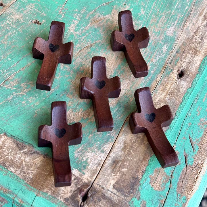 Feel Loved Palm Cross for wholesale by Love and Honor Jesus LLC