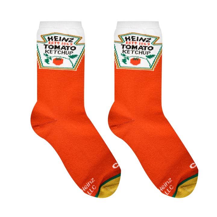 Cool Socks – wholesale Socks – Child – Heinz Ketchup - Kids 7-10 Crew1
