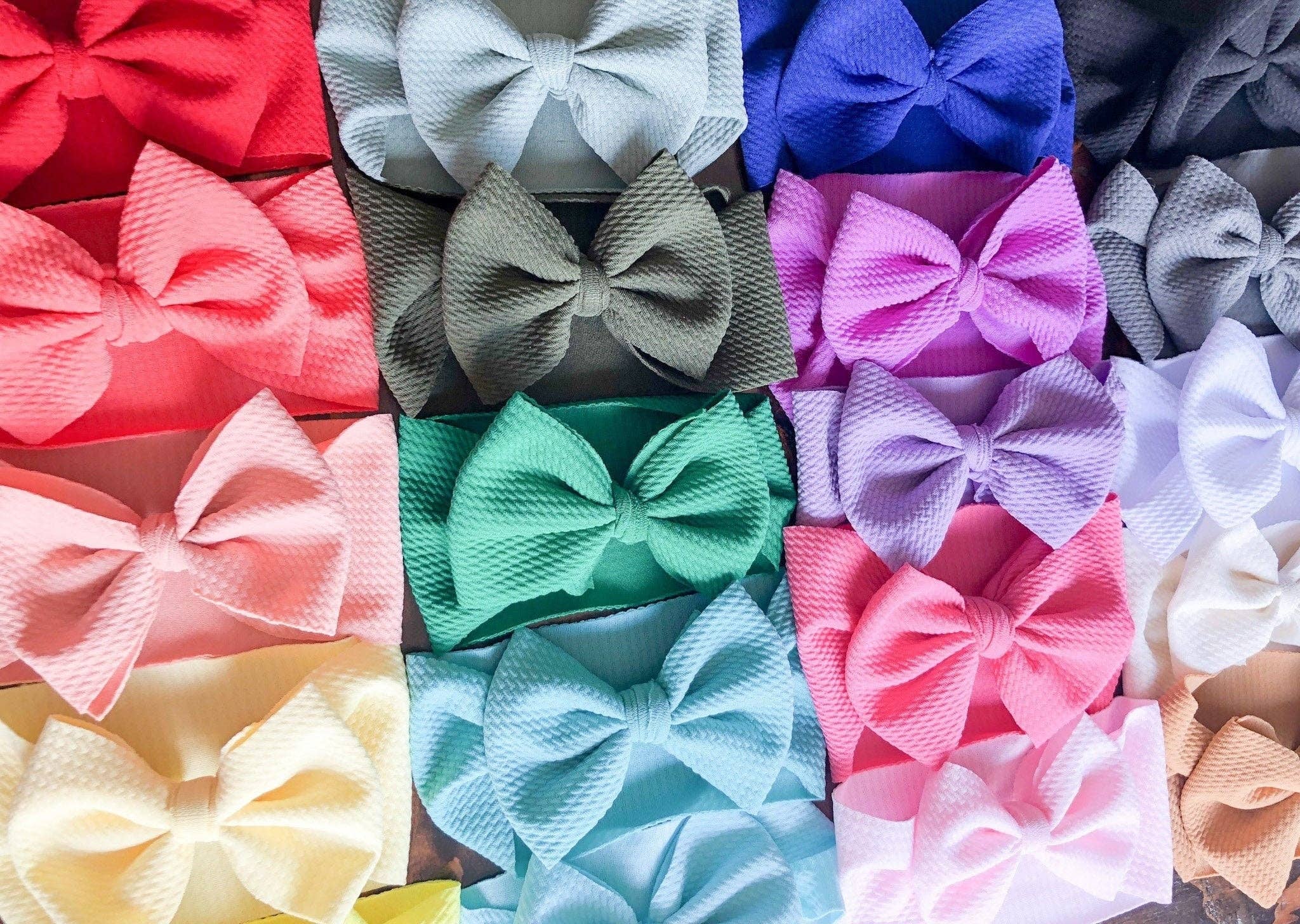 Tiny toes Baby Co - Wholesale Haarband - Baby - Baseball Headwrap Bow2