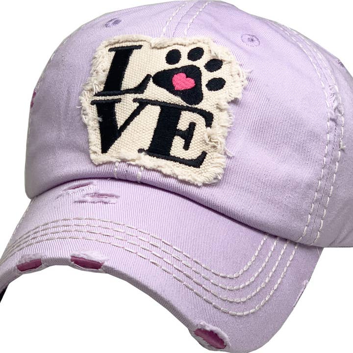 KBETHOS - Wholesale Baseball Cap - Women's - Paw Love Vintage Ballcap23