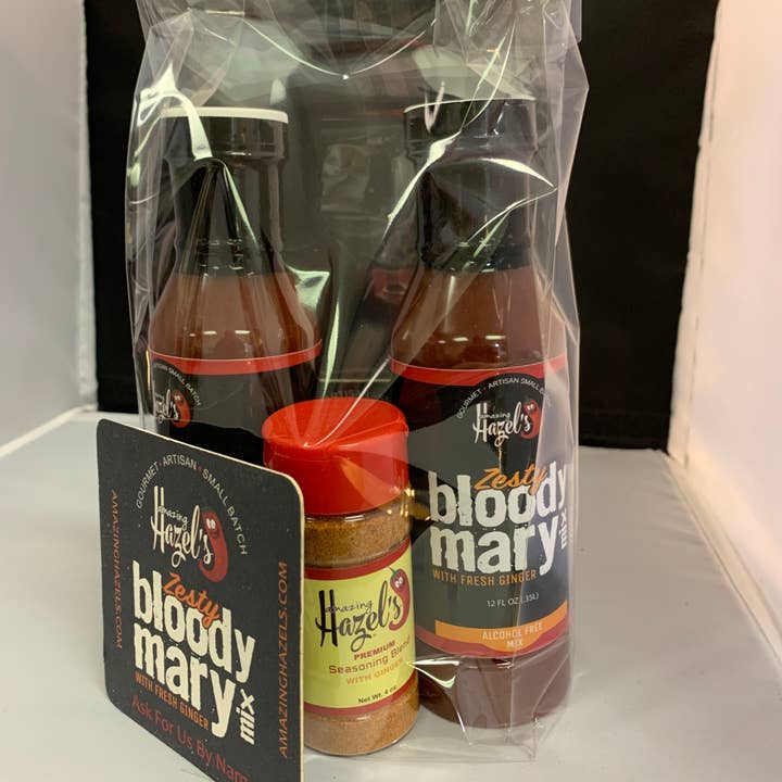 Amazing Hazel’s - Wholesale DIY Drink Kit - Zesty Bloody Mary Mix and Salt Set med. kit