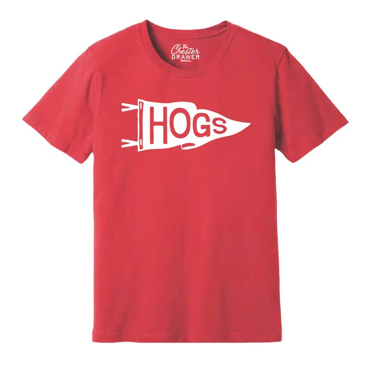 Hogs Pennant T-Shirt for wholesale by The Chester Drawer