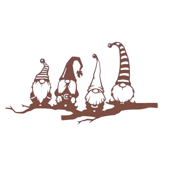 California Home & Garden - Wholesale Wall Accent - Gnomes Metal Art