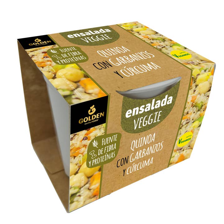 VEGGI - Quinoa & Chickpea Salad (200g) for wholesale by Golden Foods