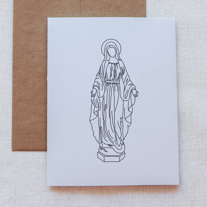 Velsignet Moder Maria Hilsen Kort for engroshandel hos Darling Rosary