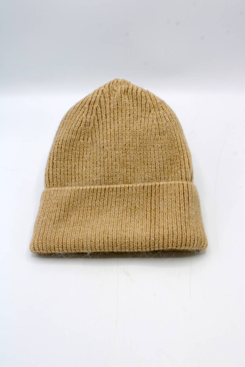 Hologramme Paris - Wholesale Beanie - Women's - Classic Plain Lined Angora Beanie8