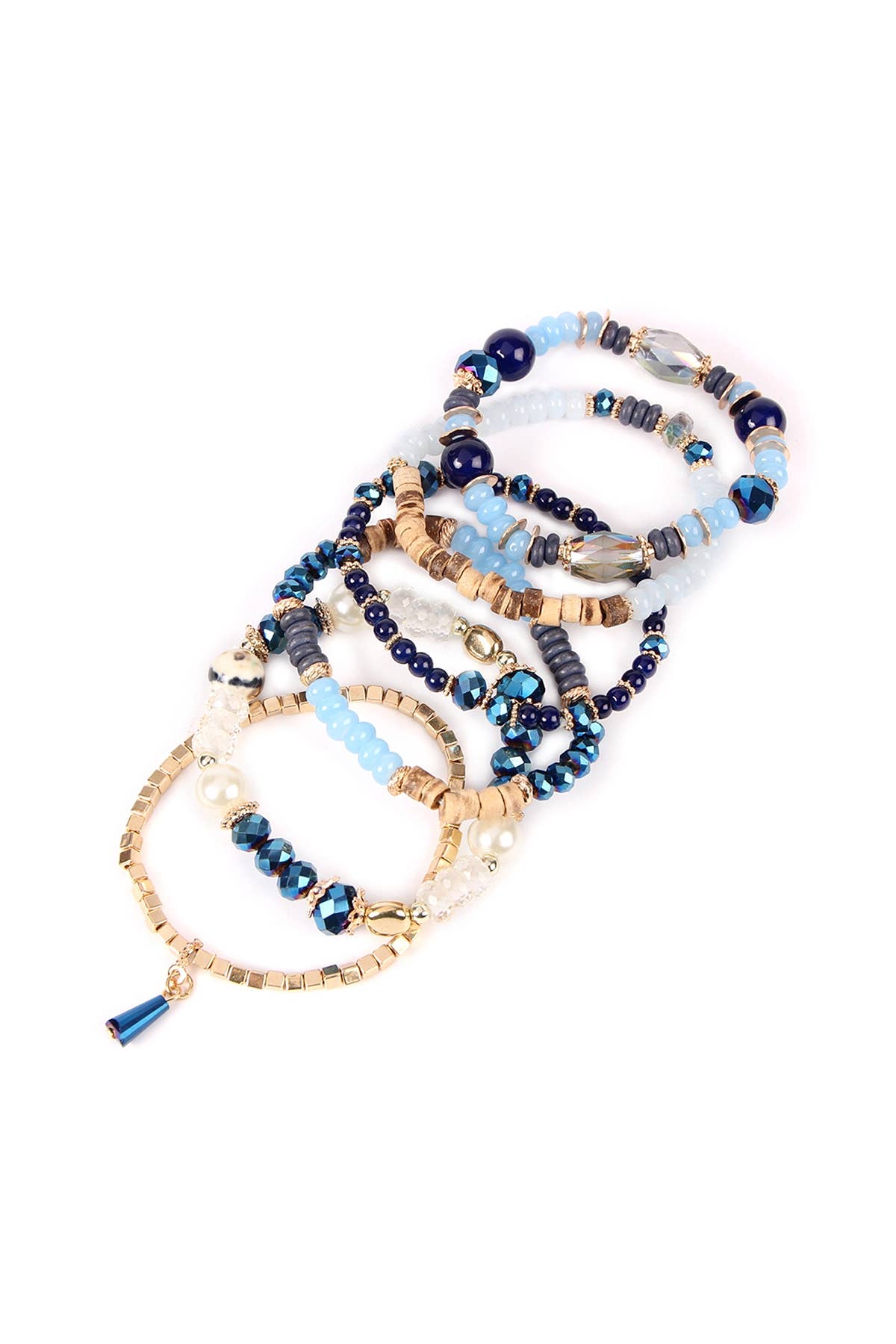 Love and Repeat - Wholesale Jewelry Set - MULTI-STONE BEADS STACKABLE BRACELETS15