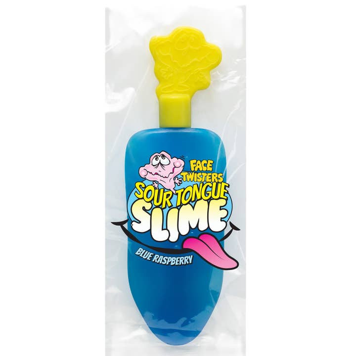Grandpa Joe's Candy Shop - Wholesale Snack bar - Sour Tongue Slime Blue Raspberry/Cherry, 24ct Display Box 1