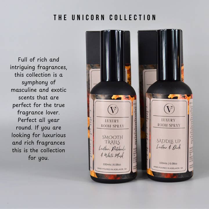 Violet Matters - Wholesale Room & linen spray - 100ml Room Spray - Smooth Trails: Leather, Patchouli & Musk2