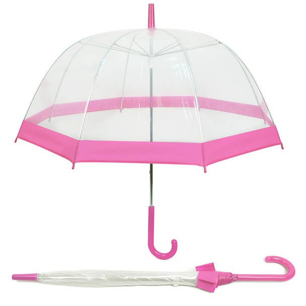 Selini New York - Wholesale Umbrella - Women's - See-Thru-Bubble Wind-Resistant Premium Clear Umbrella-UC1810