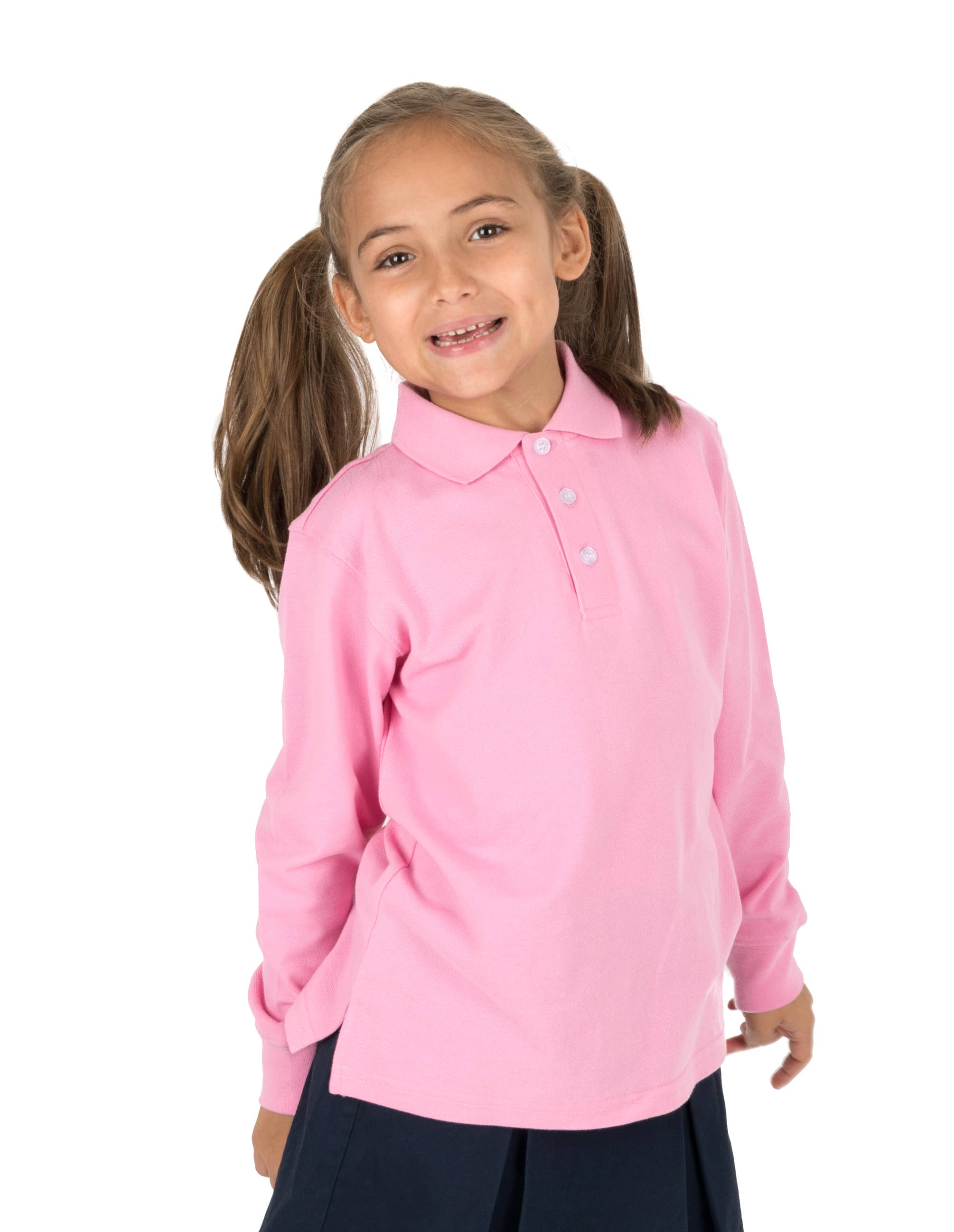 Leveret Pajamas – wholesale T-shirt – Kids – Kids Boys Long Sleeve Cotton Polo Shirt18