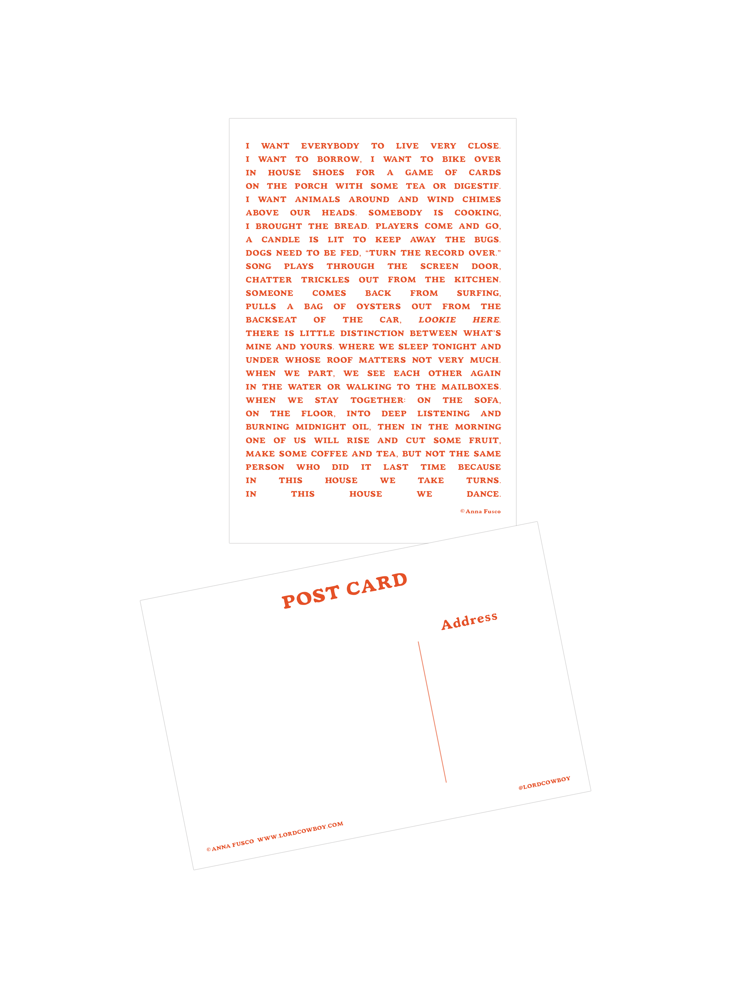 Lordcowboy – wholesale Postcard – A Well Spent Life Postcards by Lordcowboy3