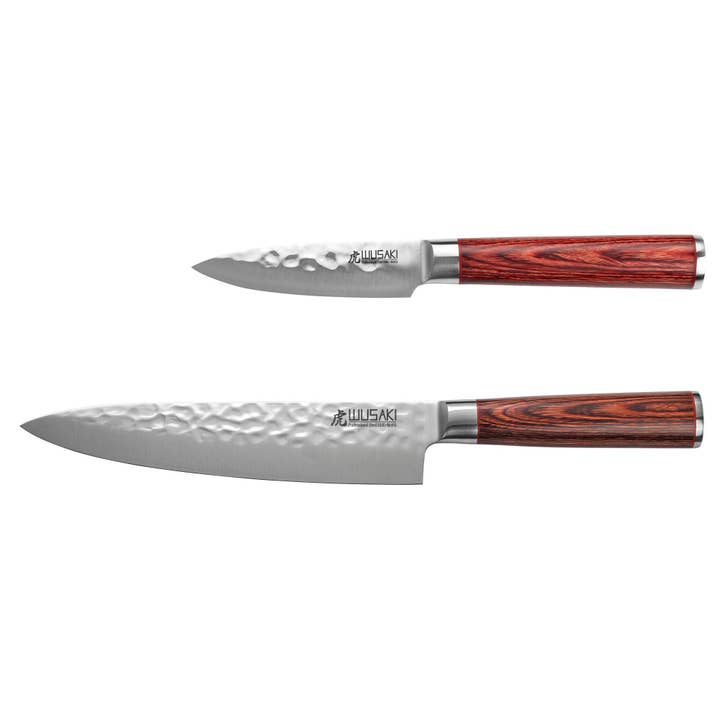 Wusaki Pakka X50 messenset 2 stuks: chef 20cm + officemes 9cm voor wholesale door Les Découpeurs