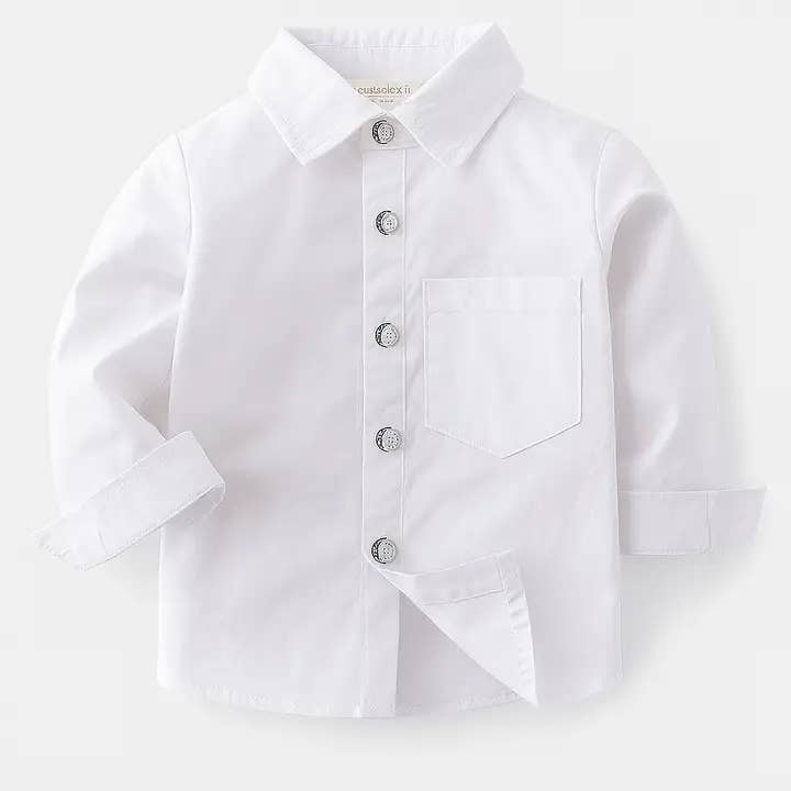 Fennco Styles - Wholesale Button Down Shirt - Kids - Baby Toddler Button-Down Shirt 11